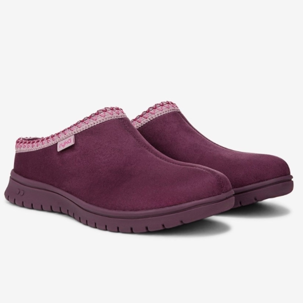 Ryka Women's Stellar Mules In Purple (WIDE)